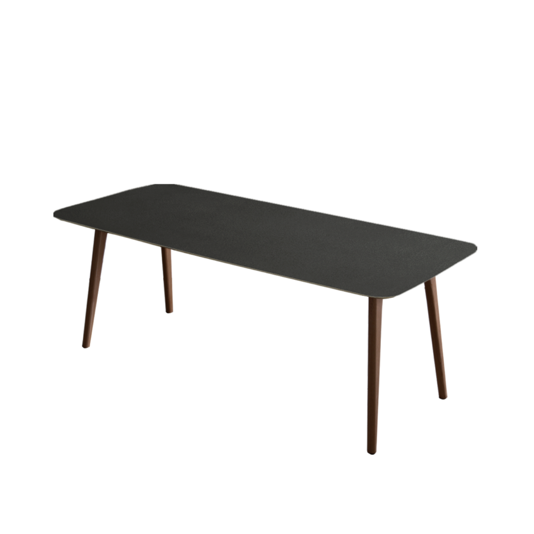 flat point・DEER Ceramic Table Walnut 陶瓷板實餐桌 (胡桃木)