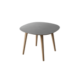 flat point・DEER Ceramic Table Walnut 陶瓷板實餐桌-正圓/方圓 (胡桃木)