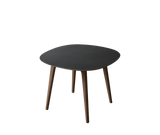 flat point・DEER Ceramic Table Walnut 陶瓷板實餐桌-正圓/方圓 (胡桃木)