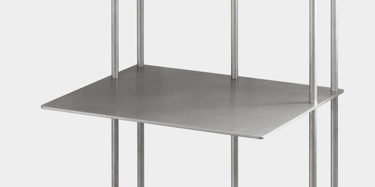 flat point・BIBLIO Shelf 不銹鋼展示層架