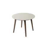 flat point・DEER Ceramic Table Walnut 陶瓷板實餐桌-正圓/方圓 (胡桃木)