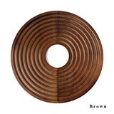 amabro・WOOD CIRCLE TRAY 實木托盤 花盆套