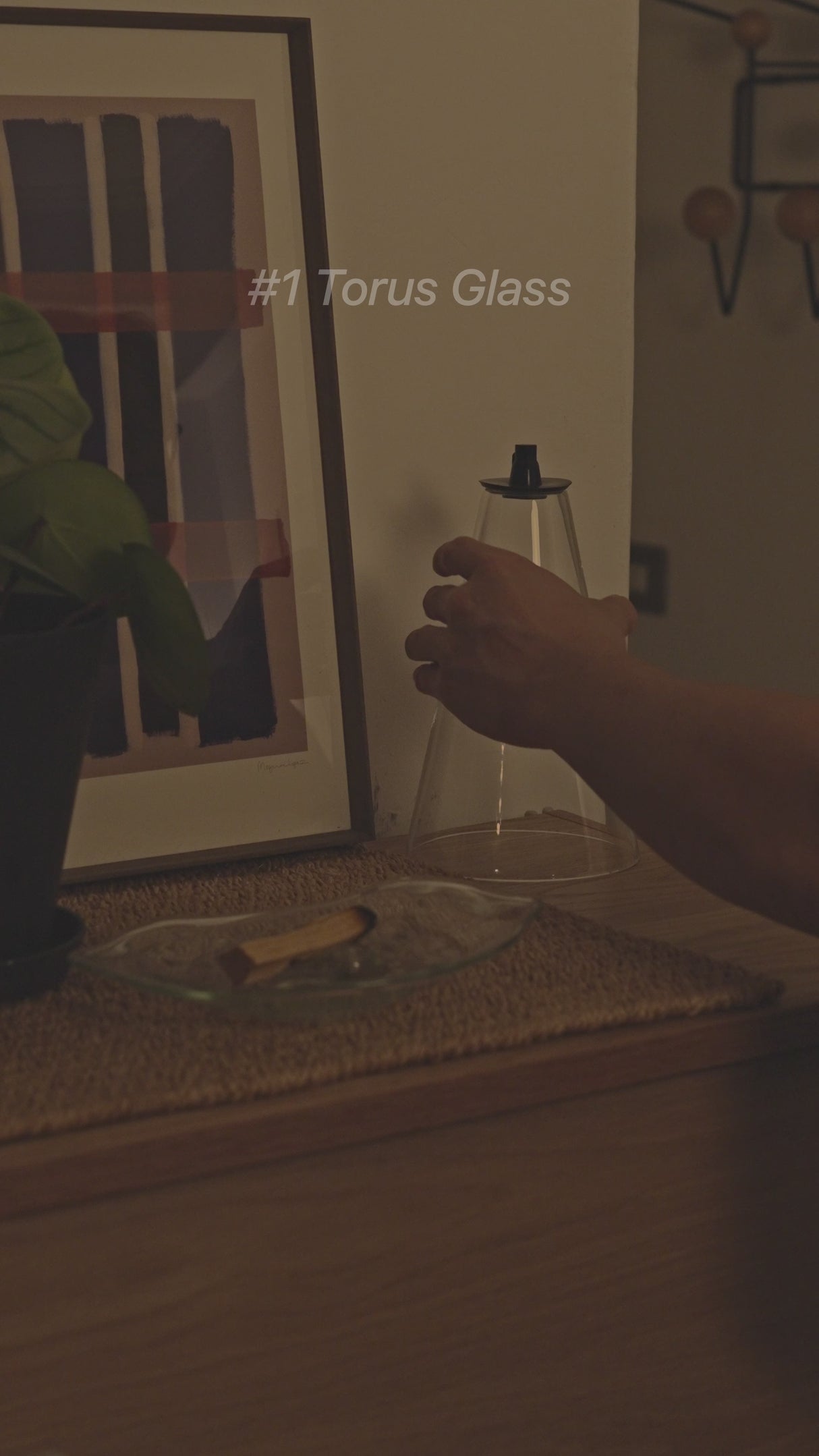 UBIQUA・Torus Glass 充電式玻璃座桌燈