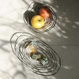rhombus lab・Stainless Flex Basket-Round 不鏽鋼可彎式籃-圓形