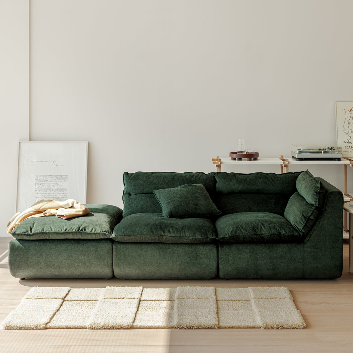 flat point・VEMBER Sofa (fabric) 3 Open 三人座開放式布沙發